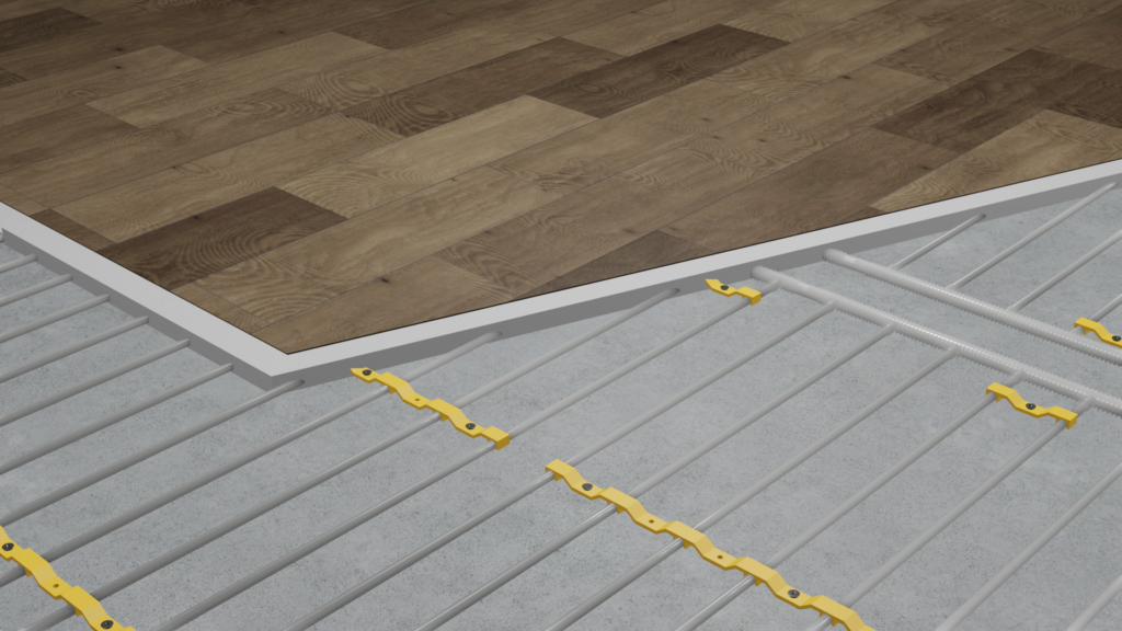 Underfloor heating leveling compound
