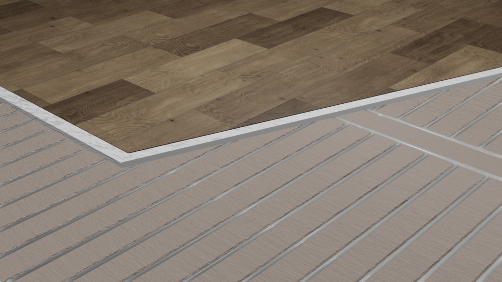Underfloor heating drywall fill
