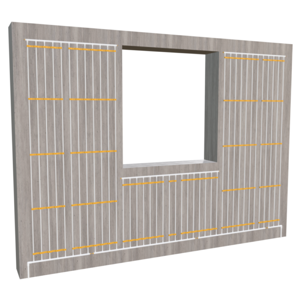 Wandheizung Set 300 m² - Rohrabstand 8 cm